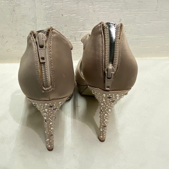 Style & Co Suki Women's Champagne Open Toe Platform Heels Size 10 - Picture 7 of 16